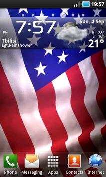 Animated American Flag LWP скриншот 1