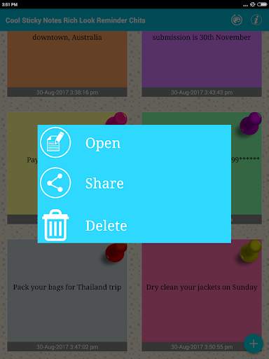 Cool Sticky Notes Rich notepad Text Reminder Chits 12 تصوير الشاشة