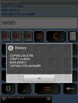 Talking Calculator screenshot 2