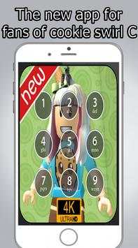 cookie swirl C lock screen for fans screenshot 1