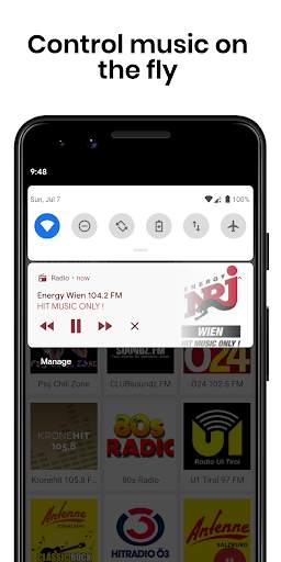 Radio and Music - Free Live FM Player screenshot 3