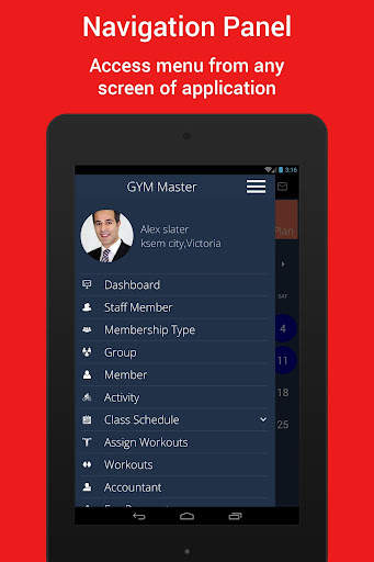 Gym Master Android Application screenshot 9