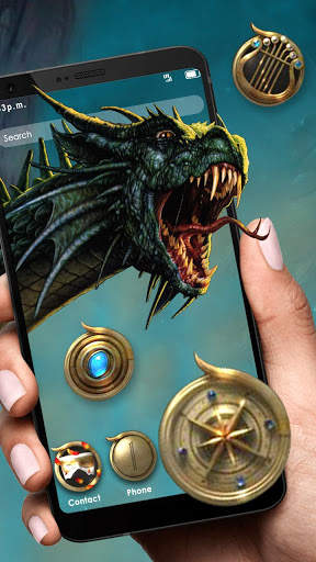 Dragon, Girl Themes, Live Wallpaper screenshot 3