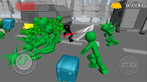 Stickman Killing Zombie 3D screenshot 3