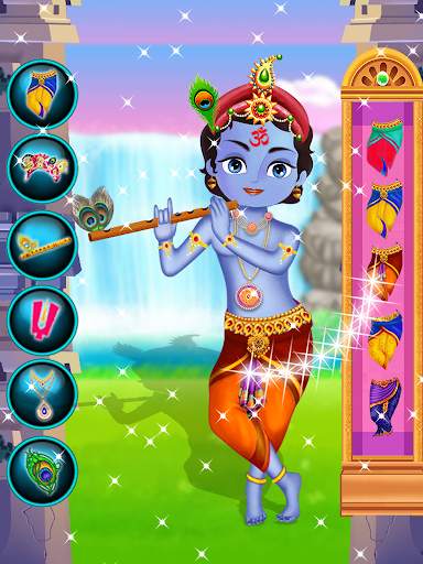 Radha Krishna Makeup Girl Game screenshot 2
