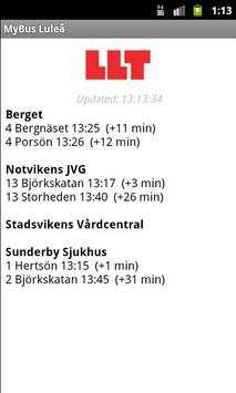 MyBus Luleå screenshot 1