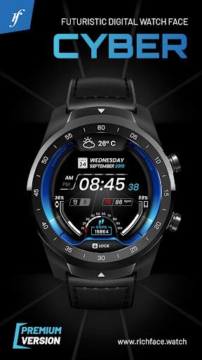 Cyber Watch Face скриншот 1