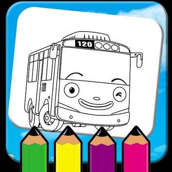 Tayo Little Bus Coloring screenshot 1