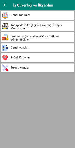 İş Güvenliği ve İlkyardım скриншот 2