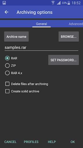 RAR screenshot 4