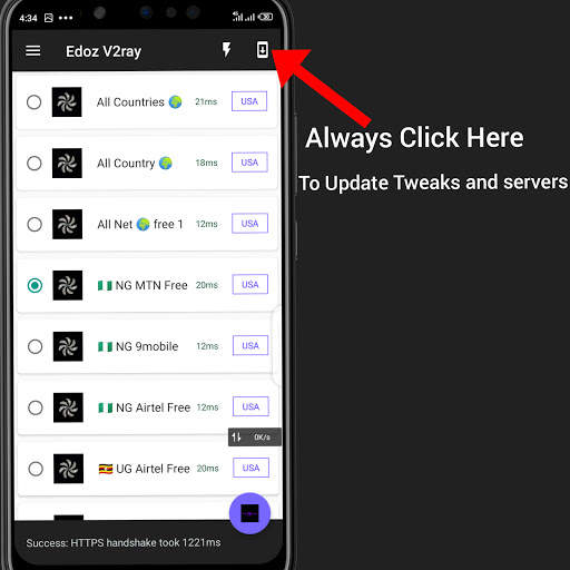 Edoz V2ray VPN - Free Cheap Internet VPN screenshot 3
