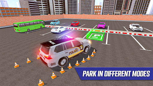 Police Prado Car Parking 3D screenshot 8