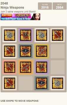 2048: Senjata Ninja screenshot 2
