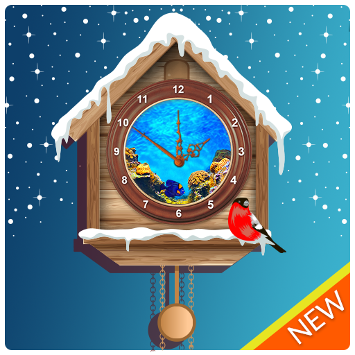 Clock Aquarium Live Wallpaper icon