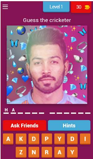 IPL 2020 : Guess the Cricketer screenshot 1
