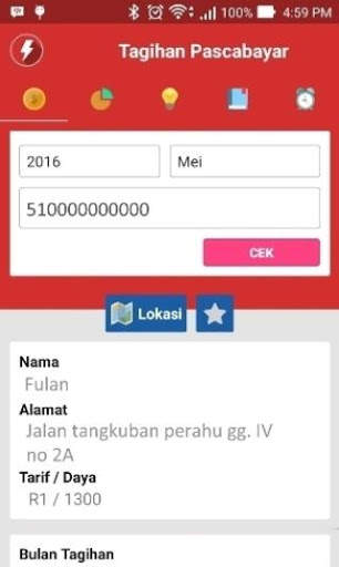 Tagihan PLN screenshot 1