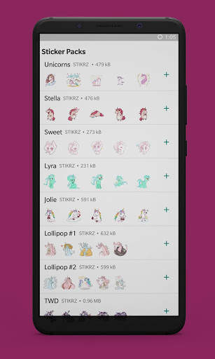 STIKRZ - Unicorn Sticker Pack for WhatsApp screenshot 3