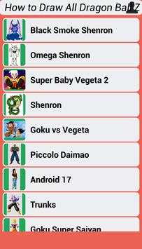How to Draw All Dragon Ball Z Characters screenshot 2