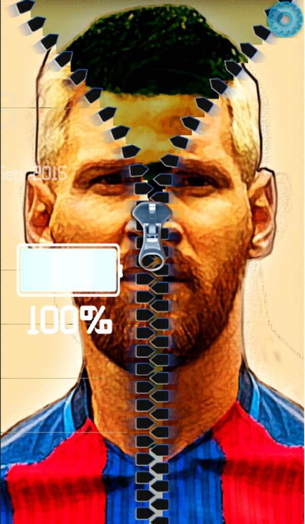 Football legend zipper lock screenshot 5
