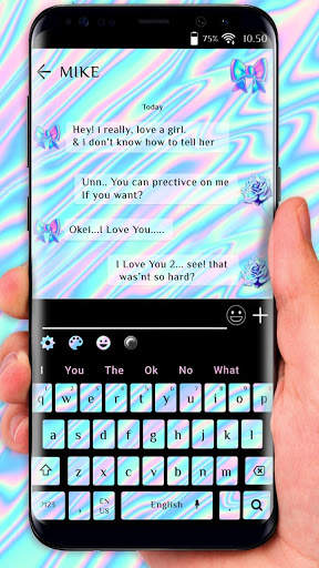 Holographic Keyboard Theme screenshot 1