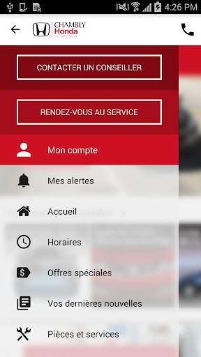 Chambly Honda screenshot 2