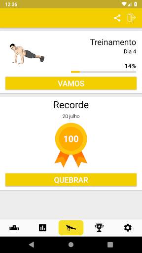 Flexões -  Desafio 21 Dias Fitness screenshot 1