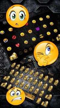 Golden Bullet Shots Keyboard Theme скриншот 3
