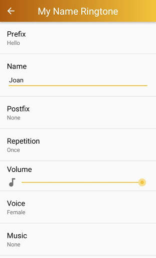 My Name Ringtone Maker screenshot 1