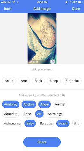 Jhaiho Tattoo Studio App 7 تصوير الشاشة