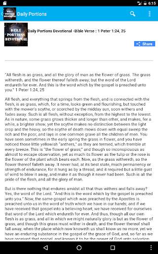 Daily Portions Devotional screenshot 2