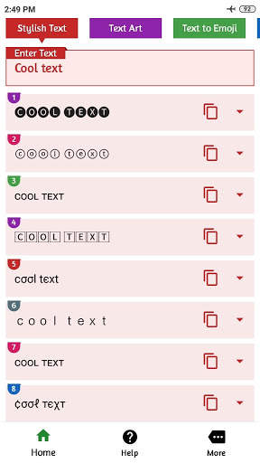 Fancy text generator & symbols скриншот 2