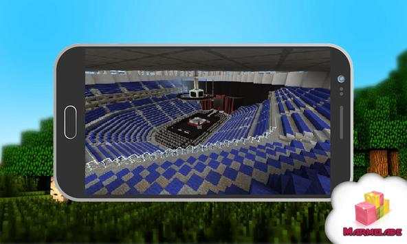 Map Arena WWE RAW in Minecraft स्क्रीनशॉट 3