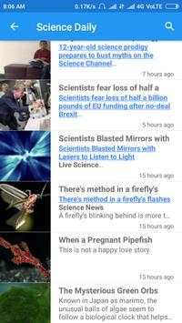 Science Daily screenshot 2