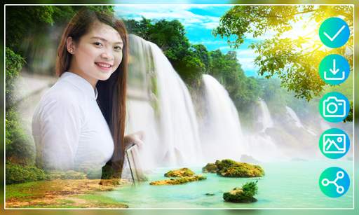 Waterfall Photo Frames Beauty Image Editor screenshot 5