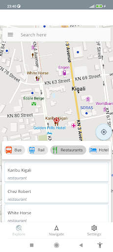 Kigali Rwanda Offline Map screenshot 1