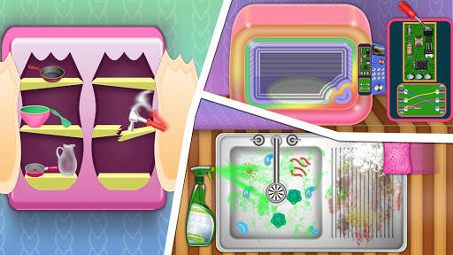 Repair Modern House: Cleaning & Fix it Game screenshot 2
