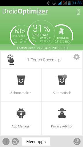 Droid Optimizer screenshot 1