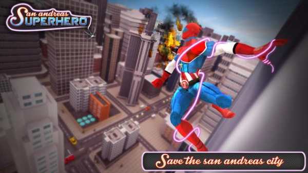 San Andreas Superhero Games : Rope Hero screenshot 2