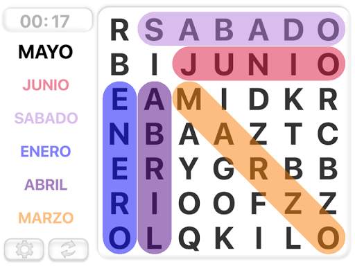 Sopa de Letras en español screenshot 6