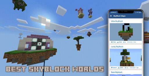 Mod SkyBlock Maps for MCPE screenshot 1