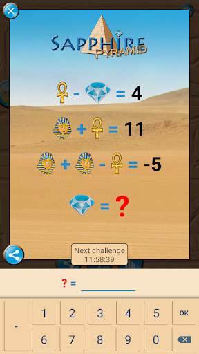 Sapphire Pyramid: Jeu de nombres screenshot 4