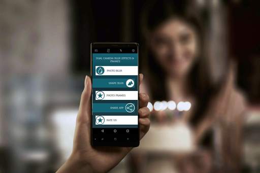 Dual Camera Blur Background & Photo Frames screenshot 1