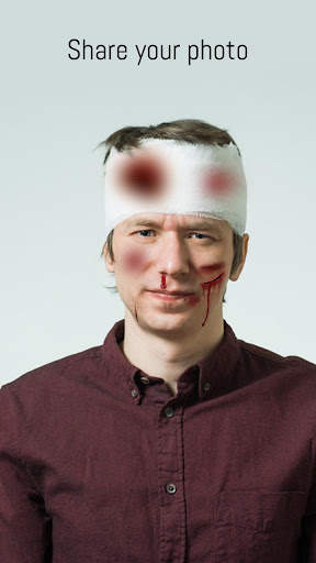 Injury on Face Photo Maker screenshot 4