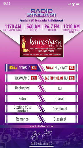 Radio Zindagi: Hindi Radio USA screenshot 1