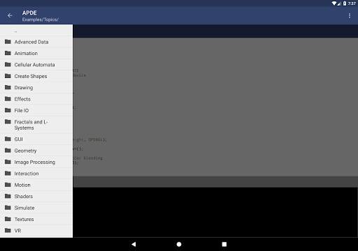 APDE - Android Processing IDE screenshot 14
