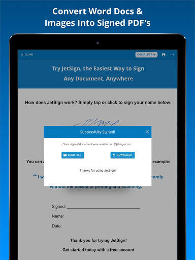 JetSign Signature App: Fill & Sign PDF Docs Now screenshot 14