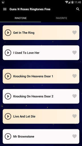 Guns N' Roses ringtones free 5 تصوير الشاشة