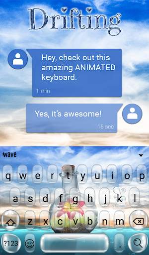 Float Bottle Wallpaper Theme screenshot 3