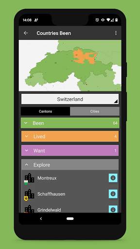 Countries Been: Visited Places screenshot 5