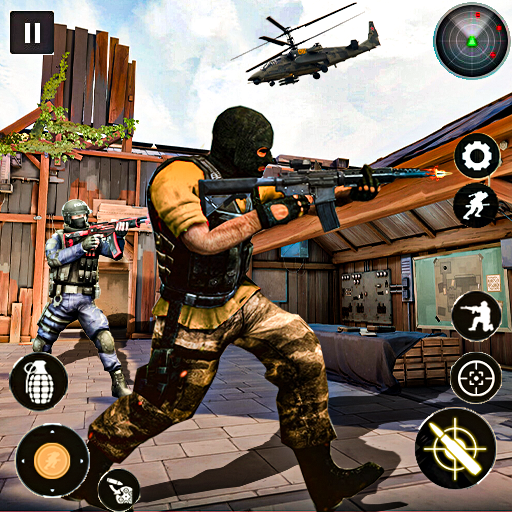 Real Commando Strike Gun Games icon